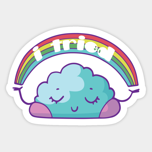 I Tried Sticker by linarangel